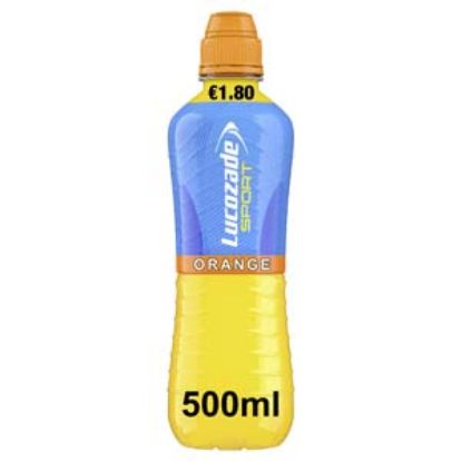 Picture of 500 Sport Lucozade Orange SCap PM1.80 x12 DRS